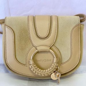 See by Chloé Hana Mini Suede & Leather Crossbody